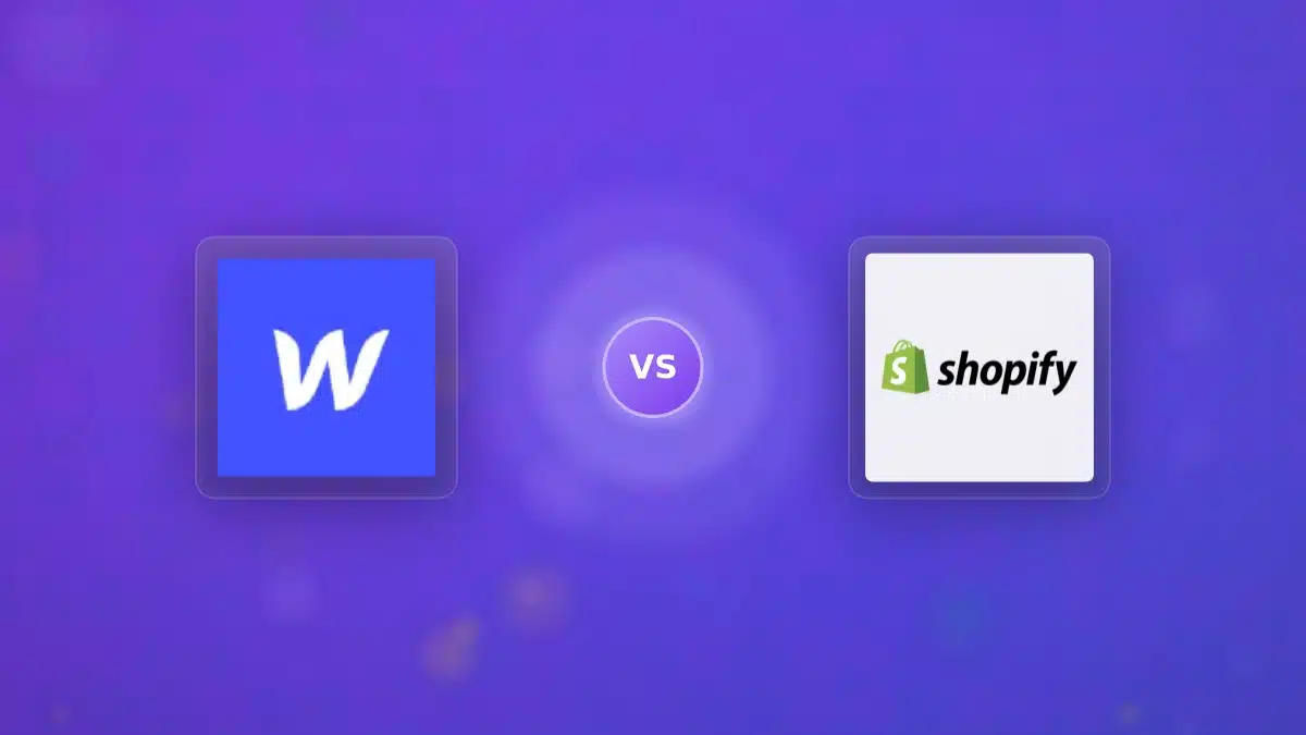 Webflow vs Shopify